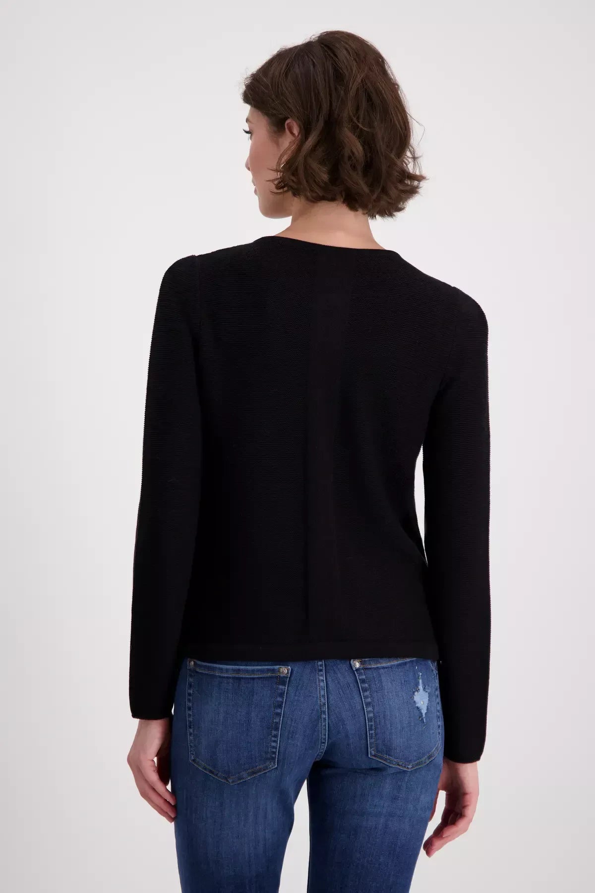 Black Knit Cardigan