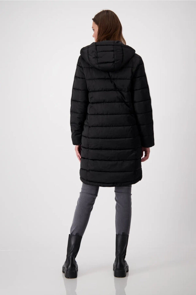 Black Quilted Coat