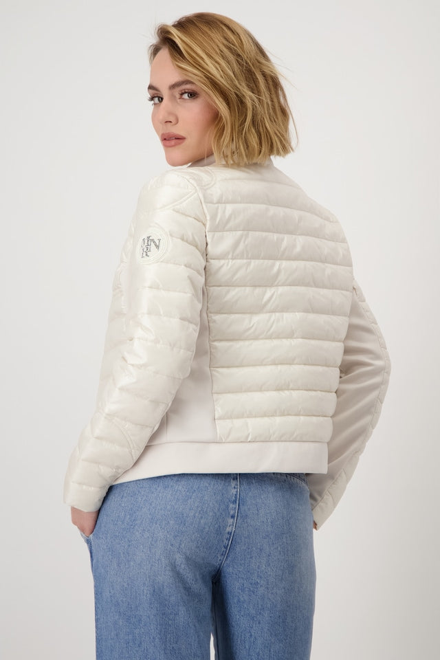 Light Grey Quilted Jacket
