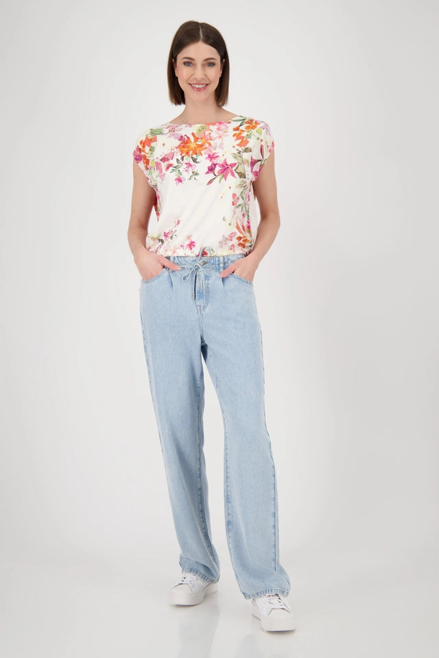 Top With Floral Gradient