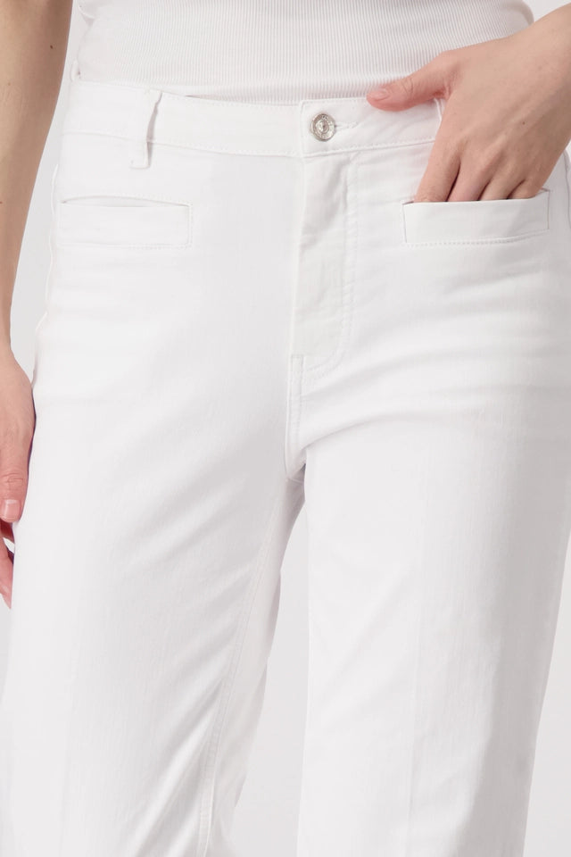 White 3/4 Jeans