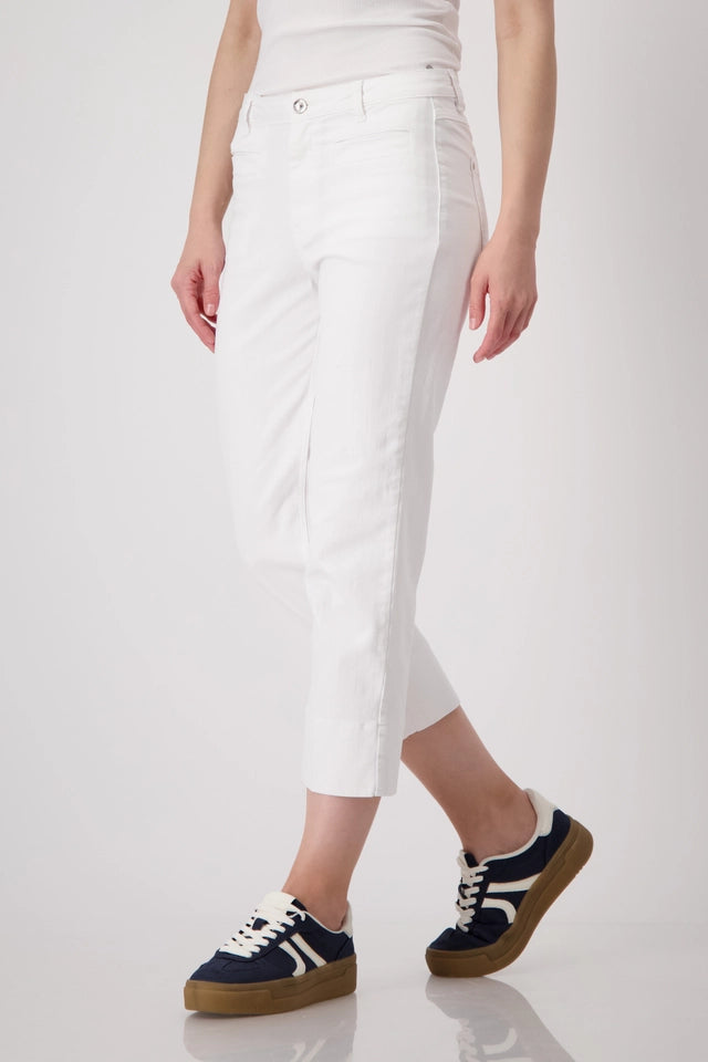 White 3/4 Jeans