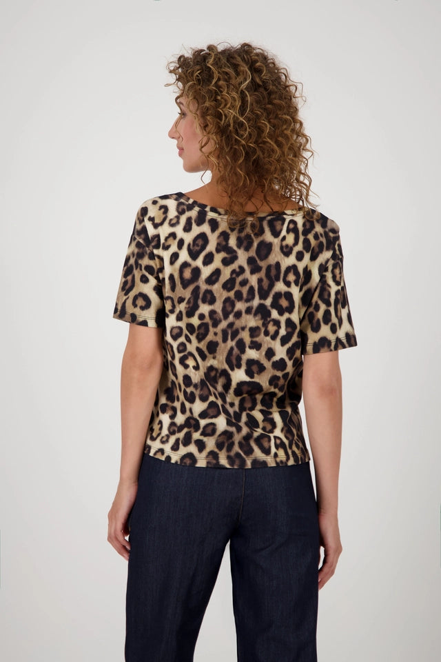 Top With Leopard Print