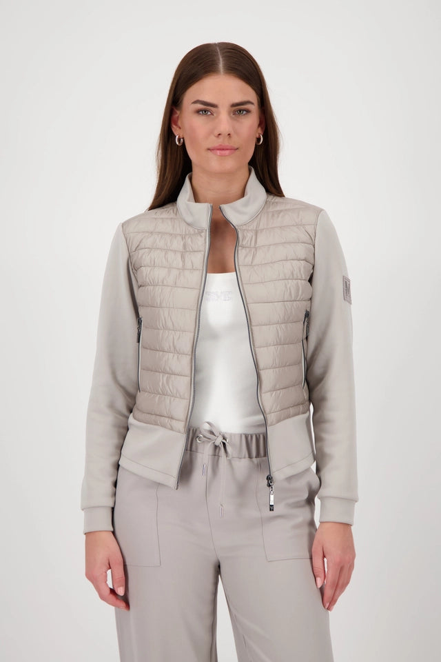 Quilted Jacket With Neoprene