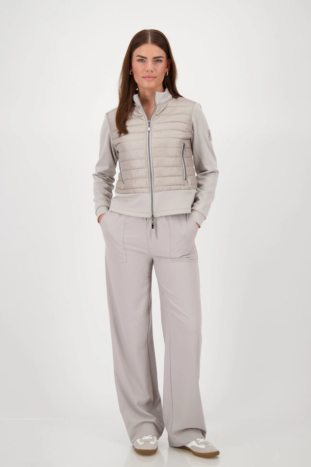 Quilted Jacket With Neoprene