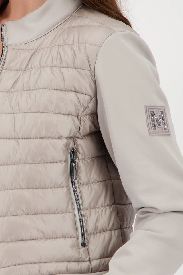 Quilted Jacket With Neoprene
