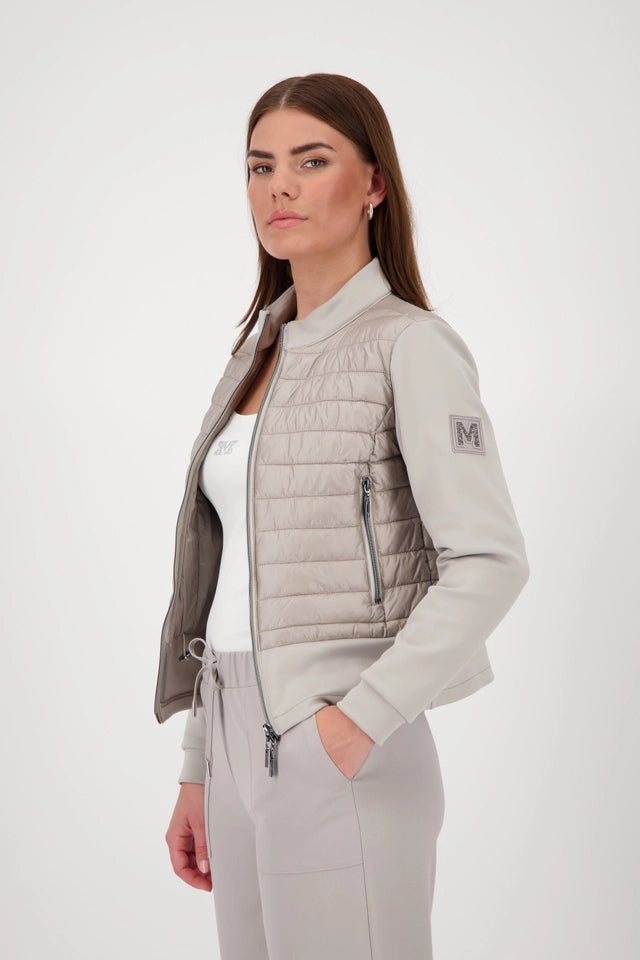 Quilted Jacket With Neoprene