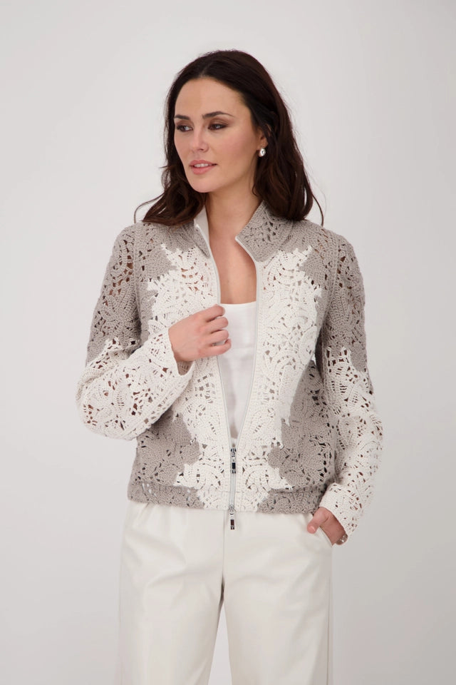 Cardigan With Cornelly Pattern