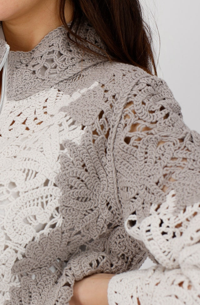 Cardigan With Cornelly Pattern