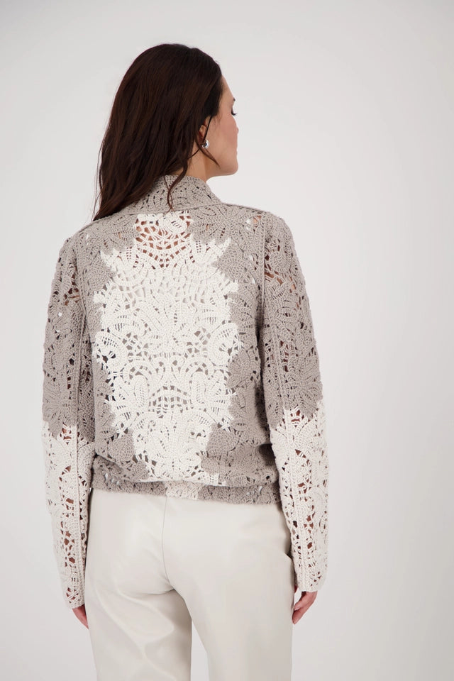 Cardigan With Cornelly Pattern