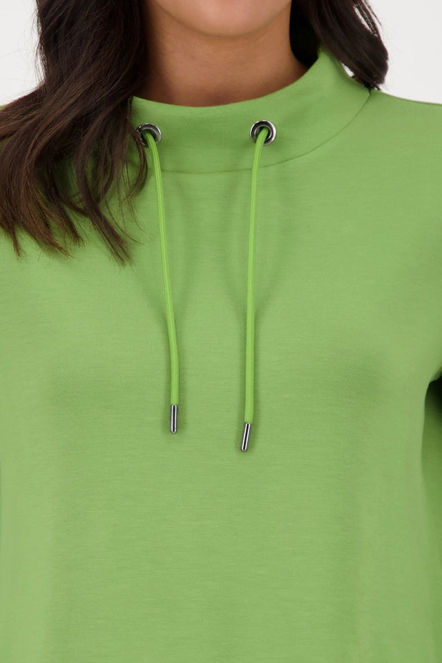 Sweatshirt With Stand-up Collar