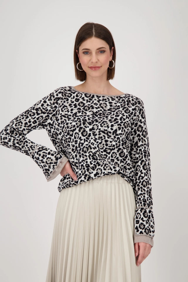 Jumper With Leopard Pattern