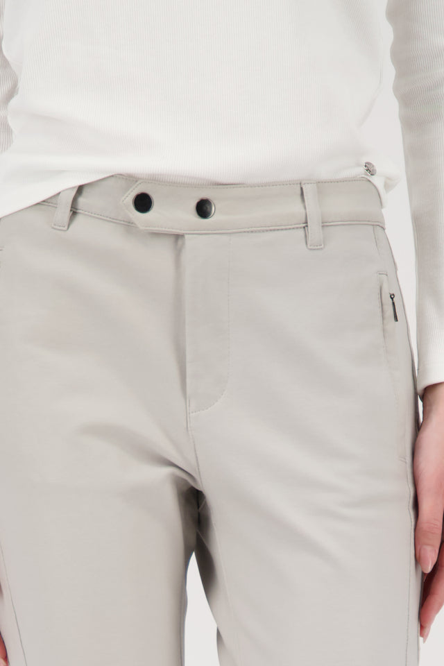 Straight Leg Leather-look Trousers