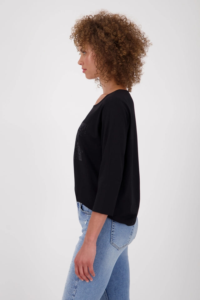 Black Top With Rhinestones