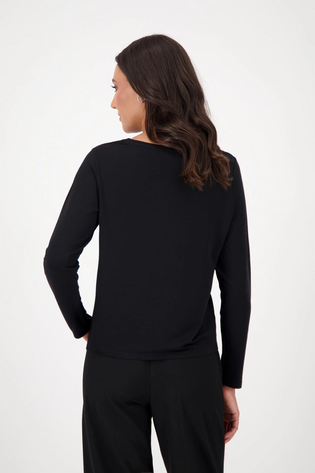 Satin-look Shirt-blouse