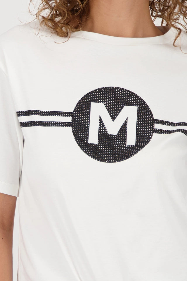 Top With Rhinestone Logo