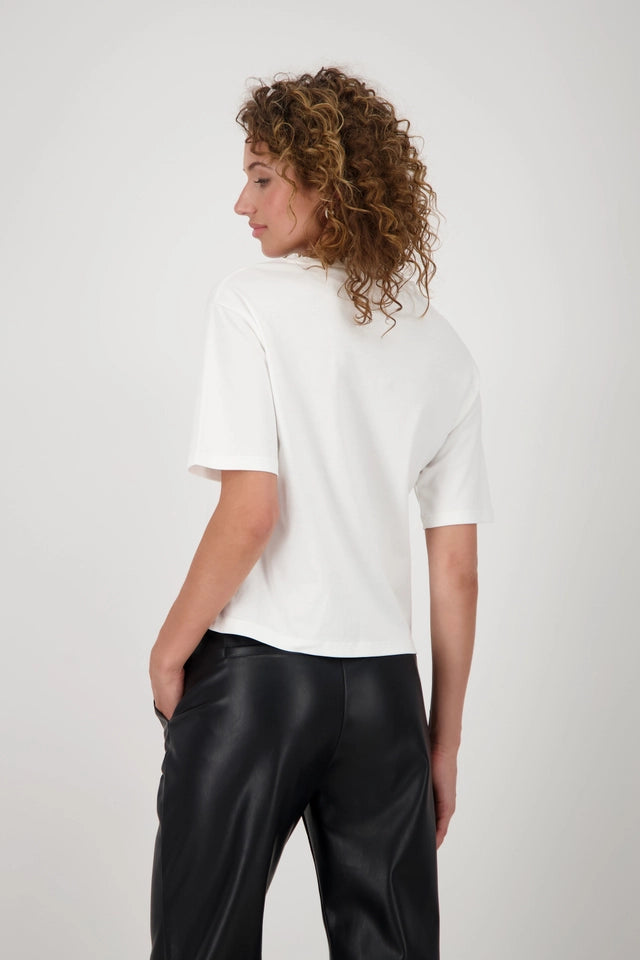 Top With Rhinestone Logo