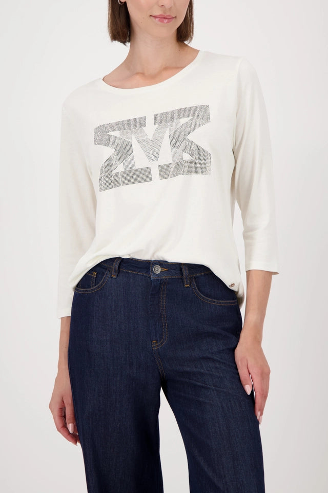 Shirt Cashmere With Rhinestones