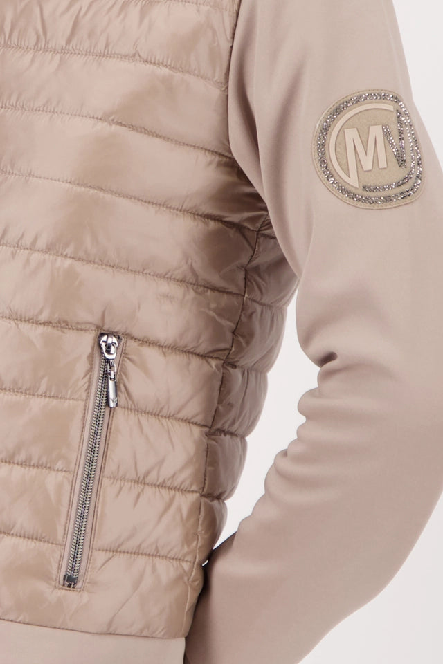 Quilted Cashmere Jacket With Neoprene