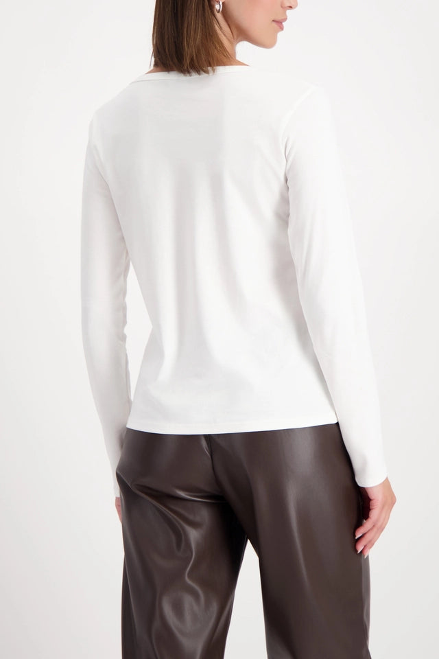 Long sleeved shirt with teddy print