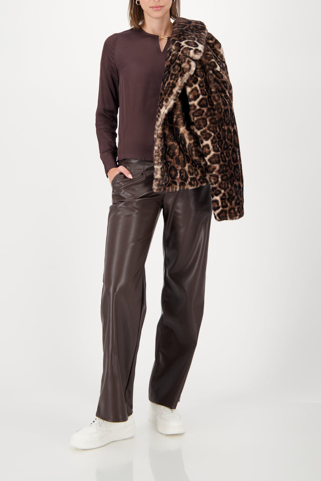 Brownie Blouse with jewelry detail