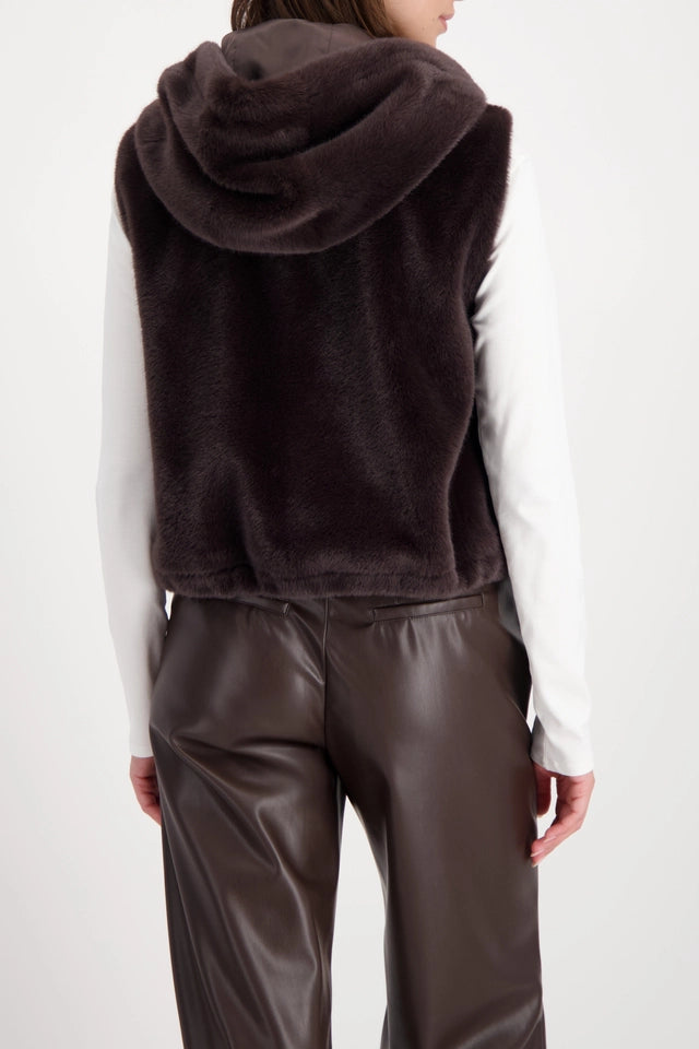 Brownie Hooded Vest