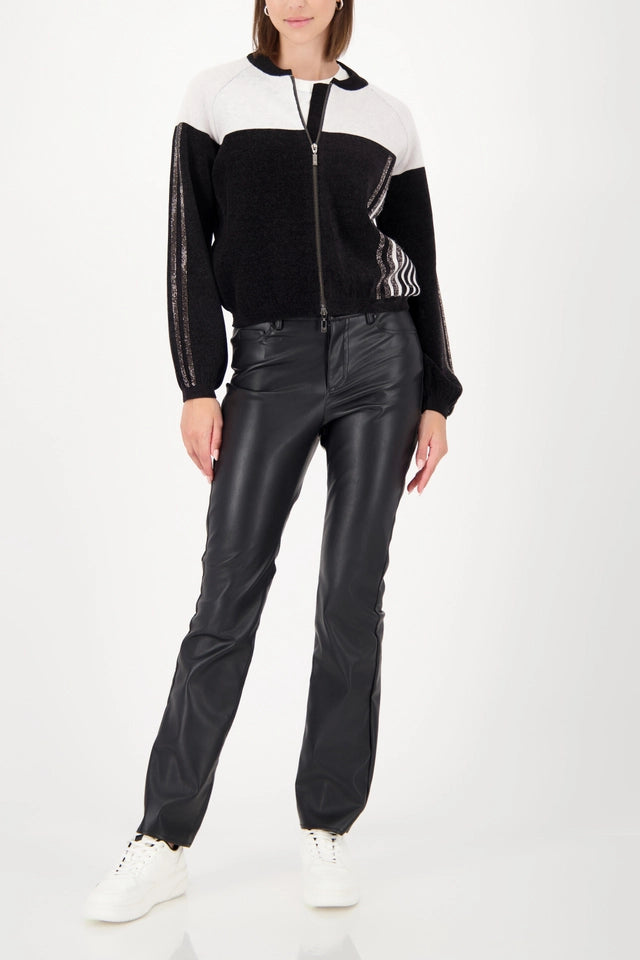 Black Cardigan with rhinestones