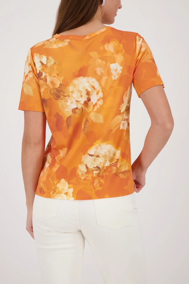 Top With Floral Pattern