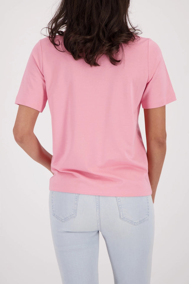 T-shirt With 3D Flowers