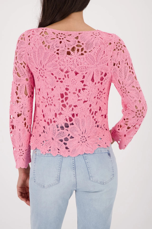 Jumper With Cornelly Crochet Pattern