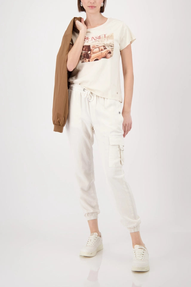 Cream Crystal Top