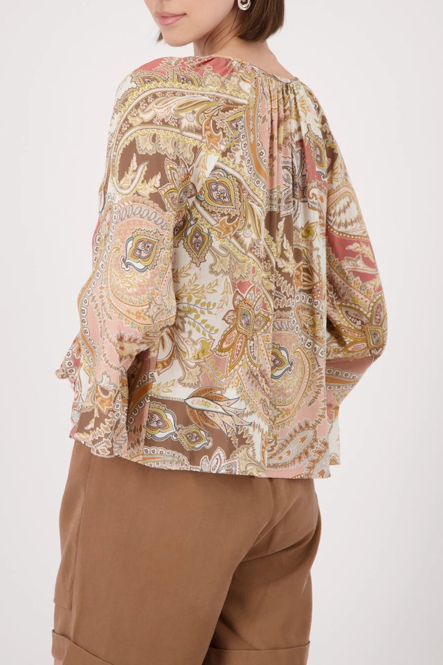 Blouse With Paisley Pattern