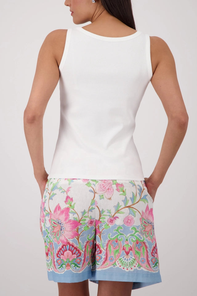 Top With Flamingo Print