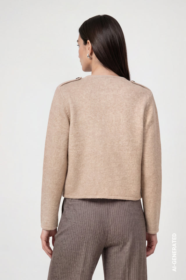 Sesame Cardigan With Pockets
