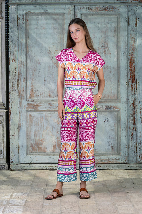 Multi-Colour Print Top