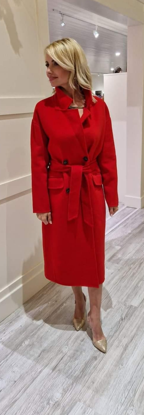 Striking Red Coat ♥️