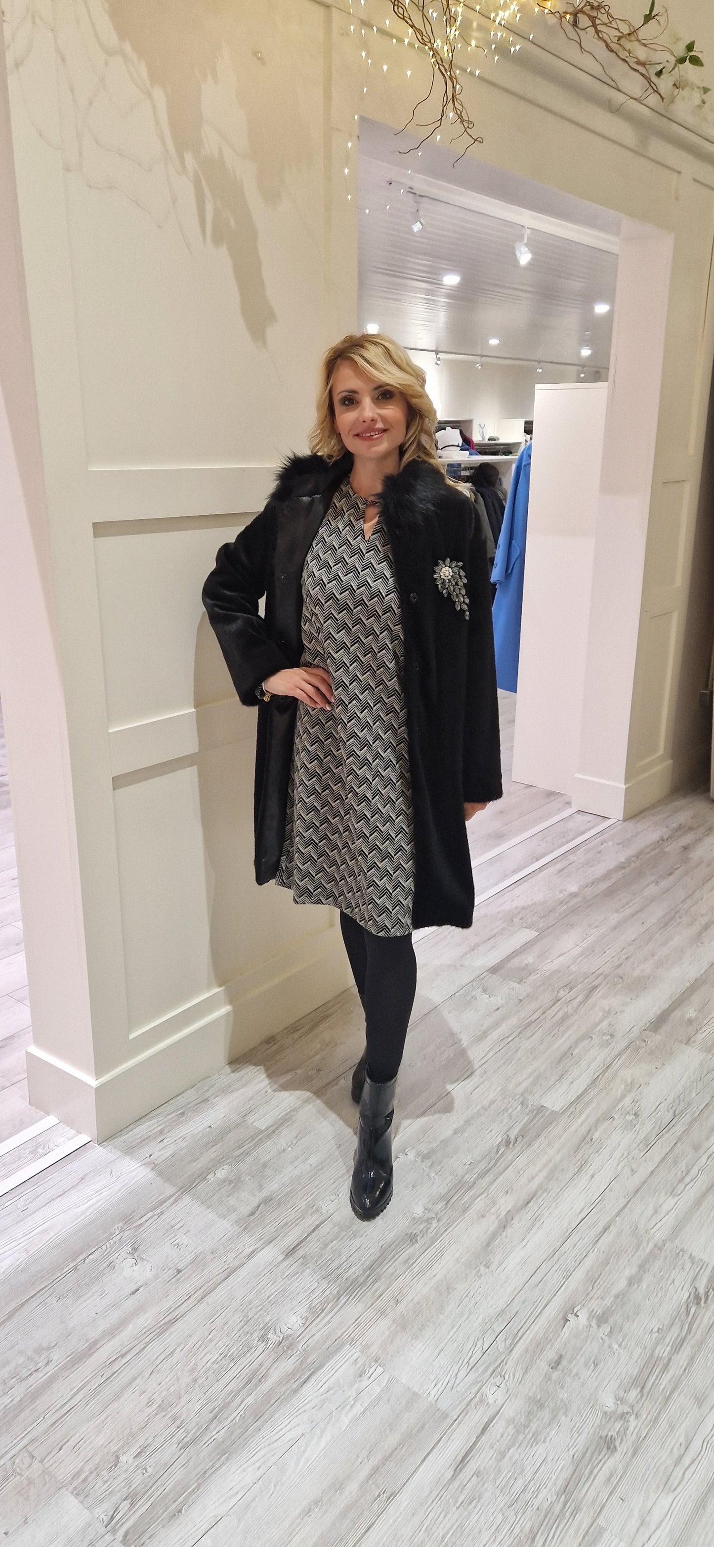 Silver Jersey Dress