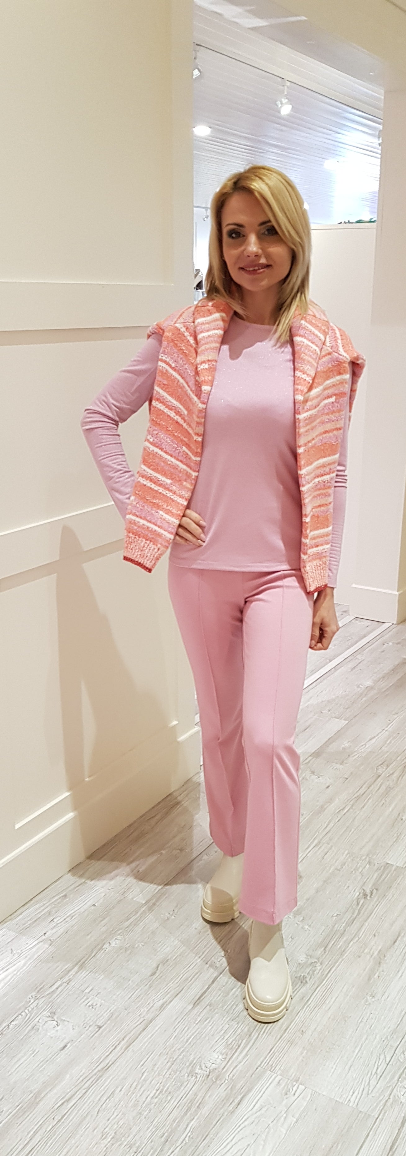 Pink Top With Shimmer