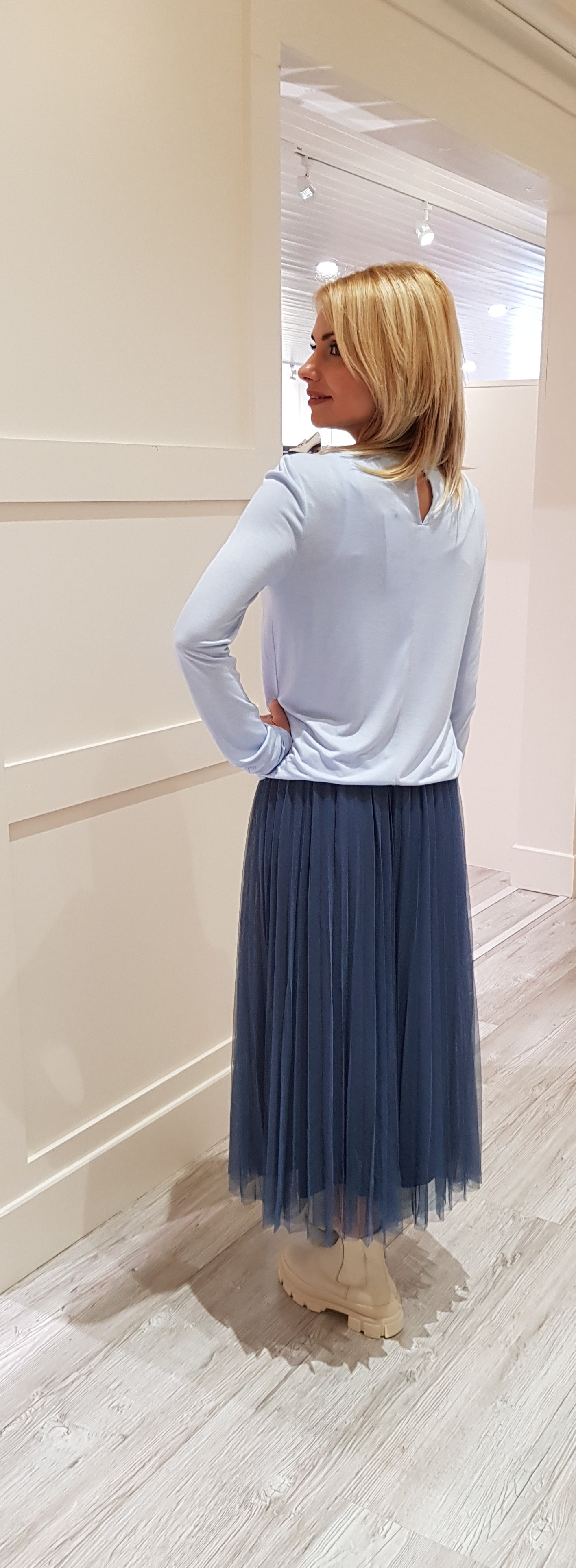 Baby Blue Blouse