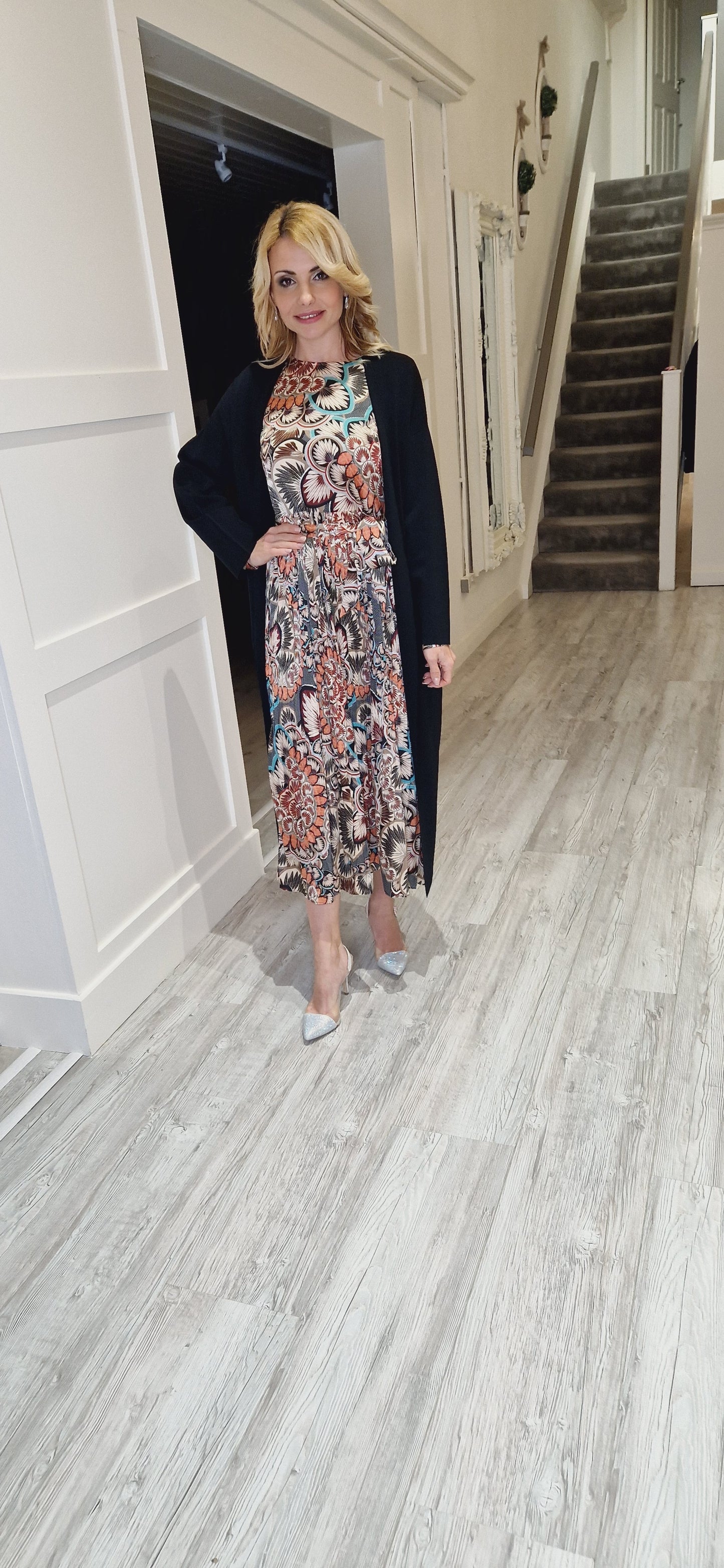 Demi Flower Midi Dress