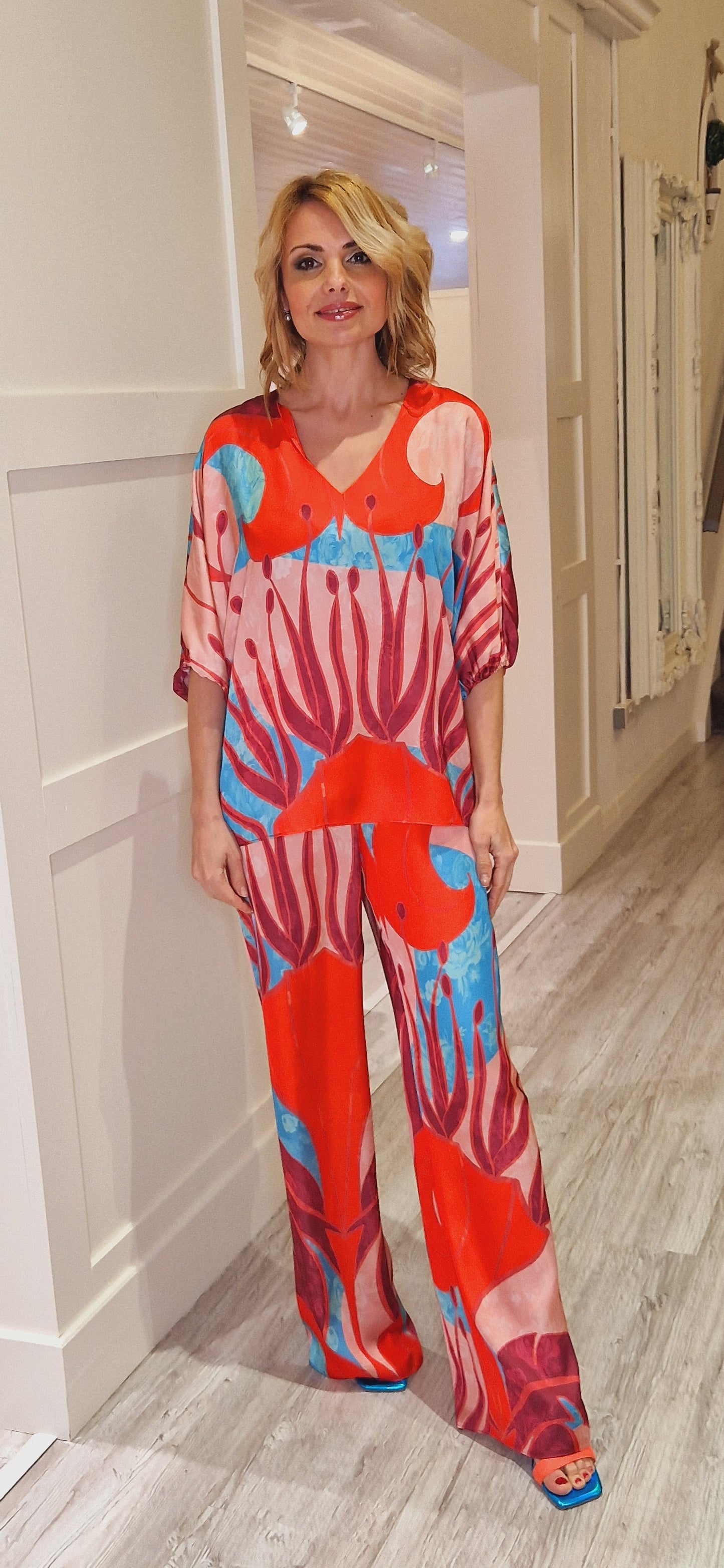 Margo Pink Satin Top