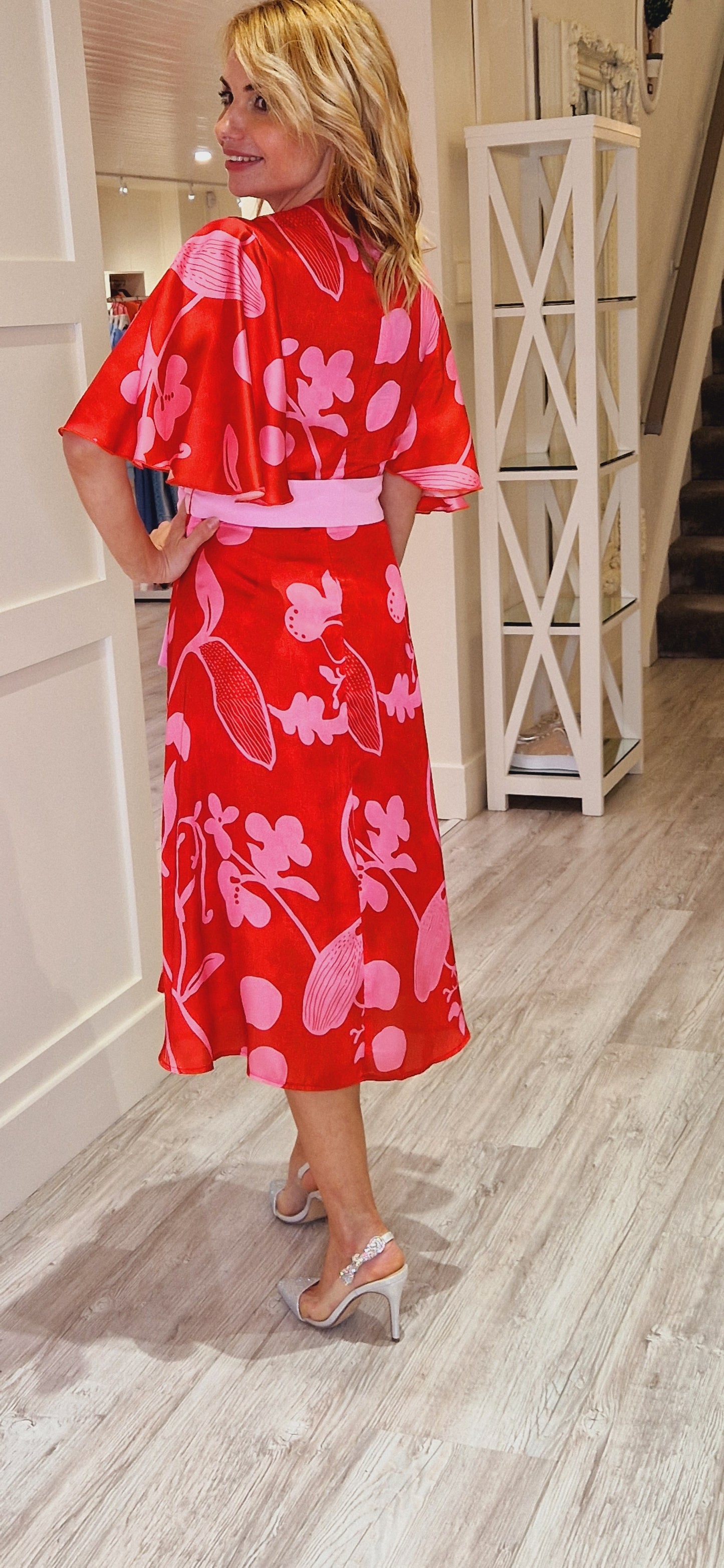 Red & Pink Dress
