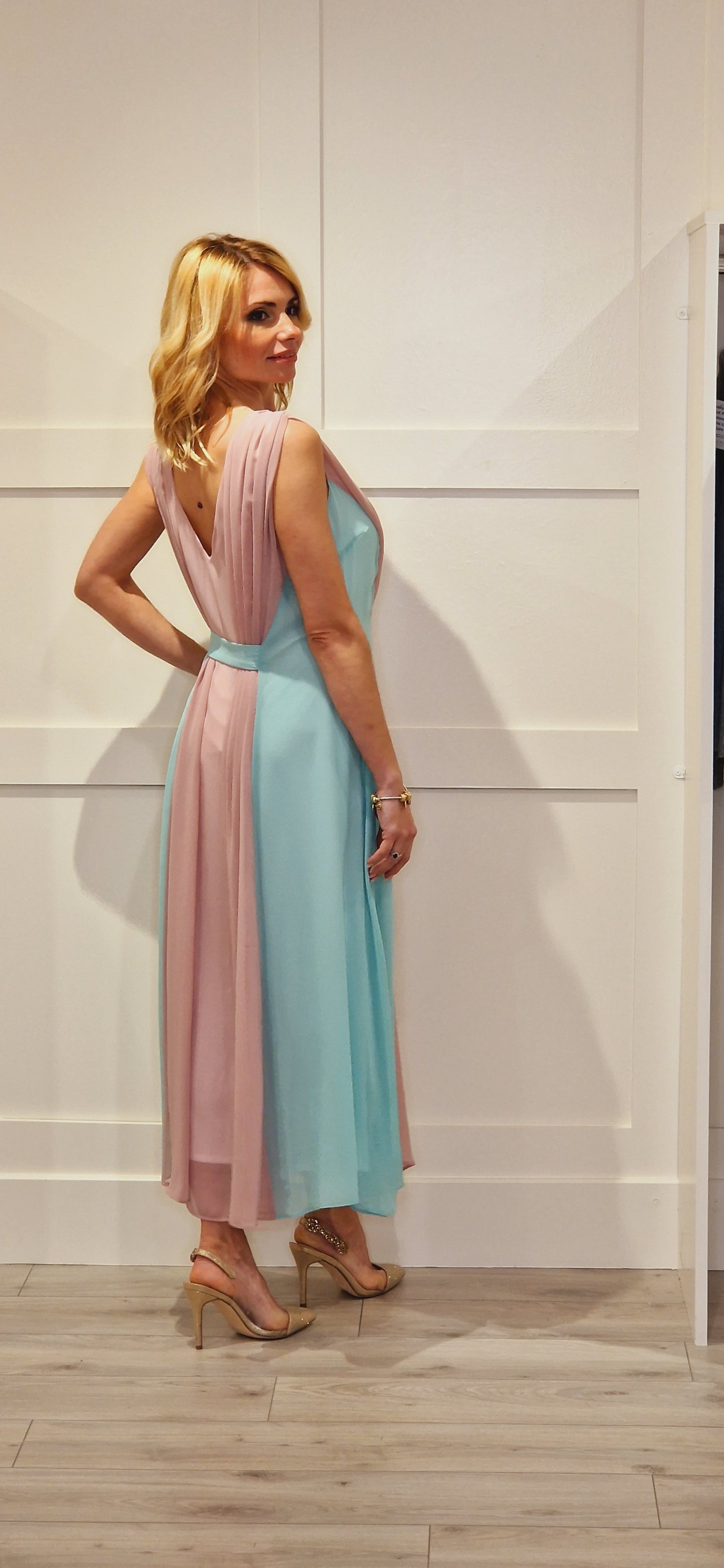Mint/Mauve Dress
