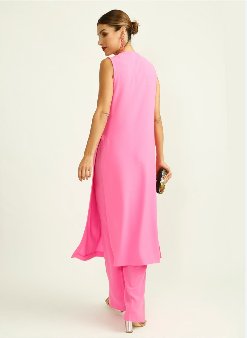 Pink Fitted Tunic