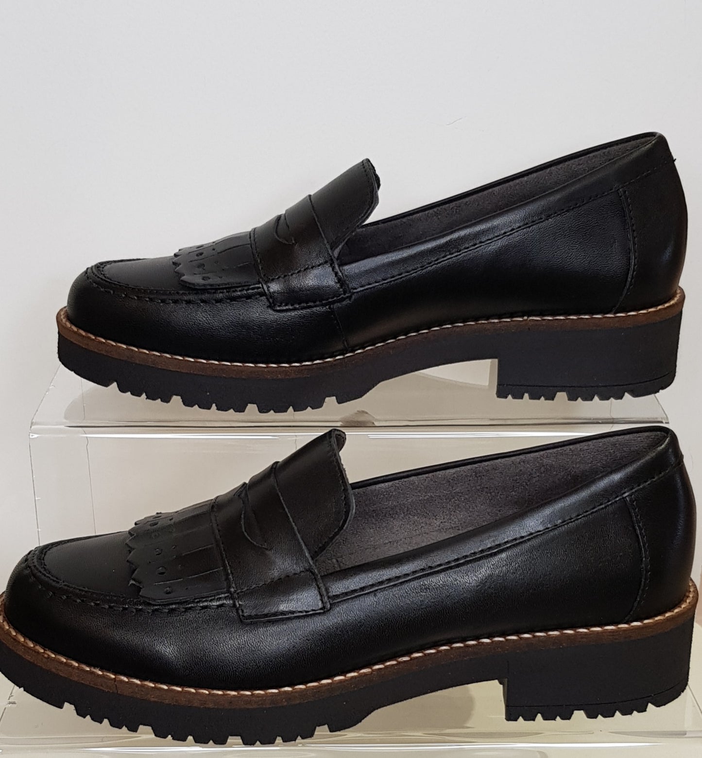 Black Matt Loafers
