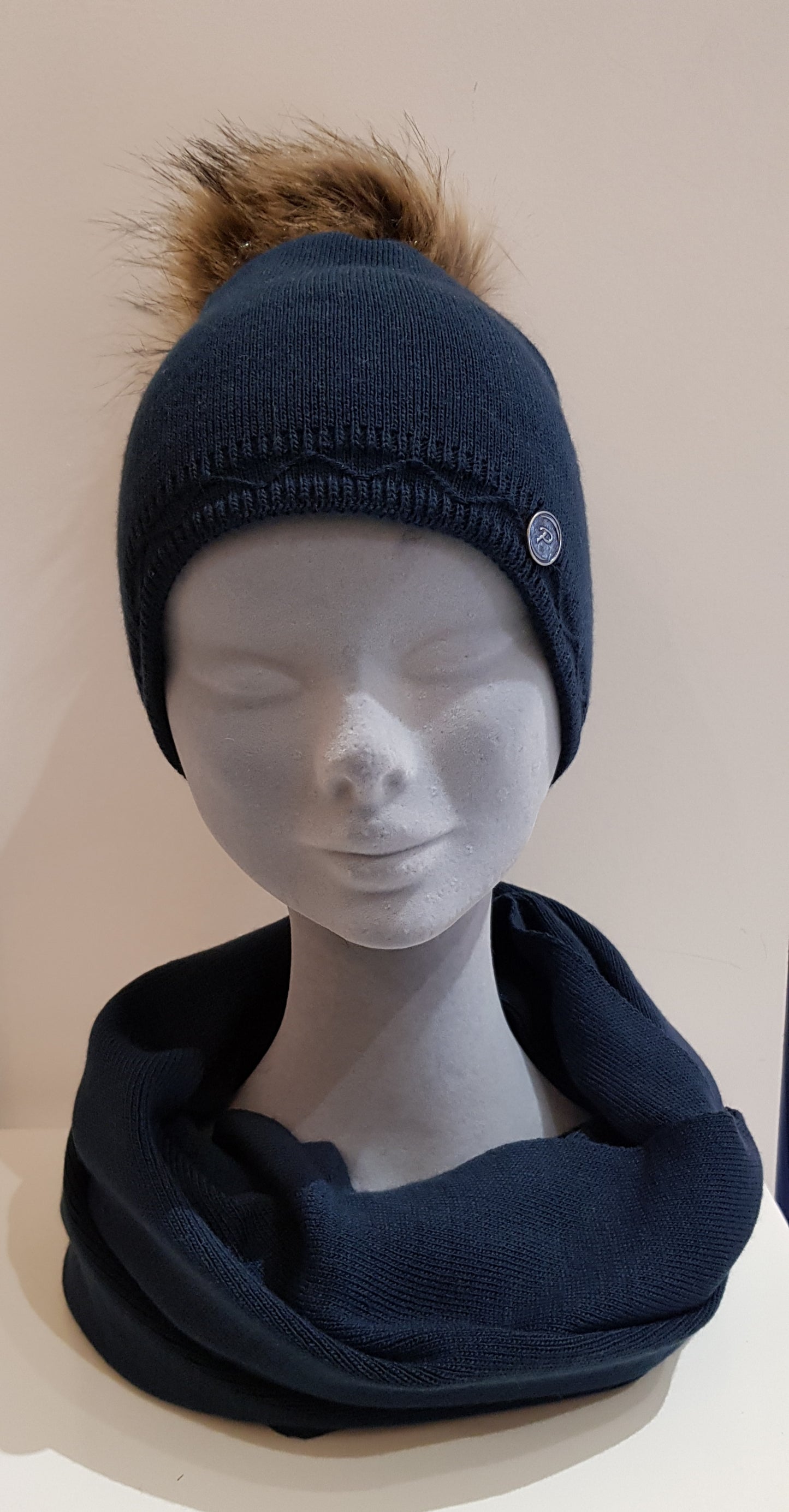 Navy Knit Hat