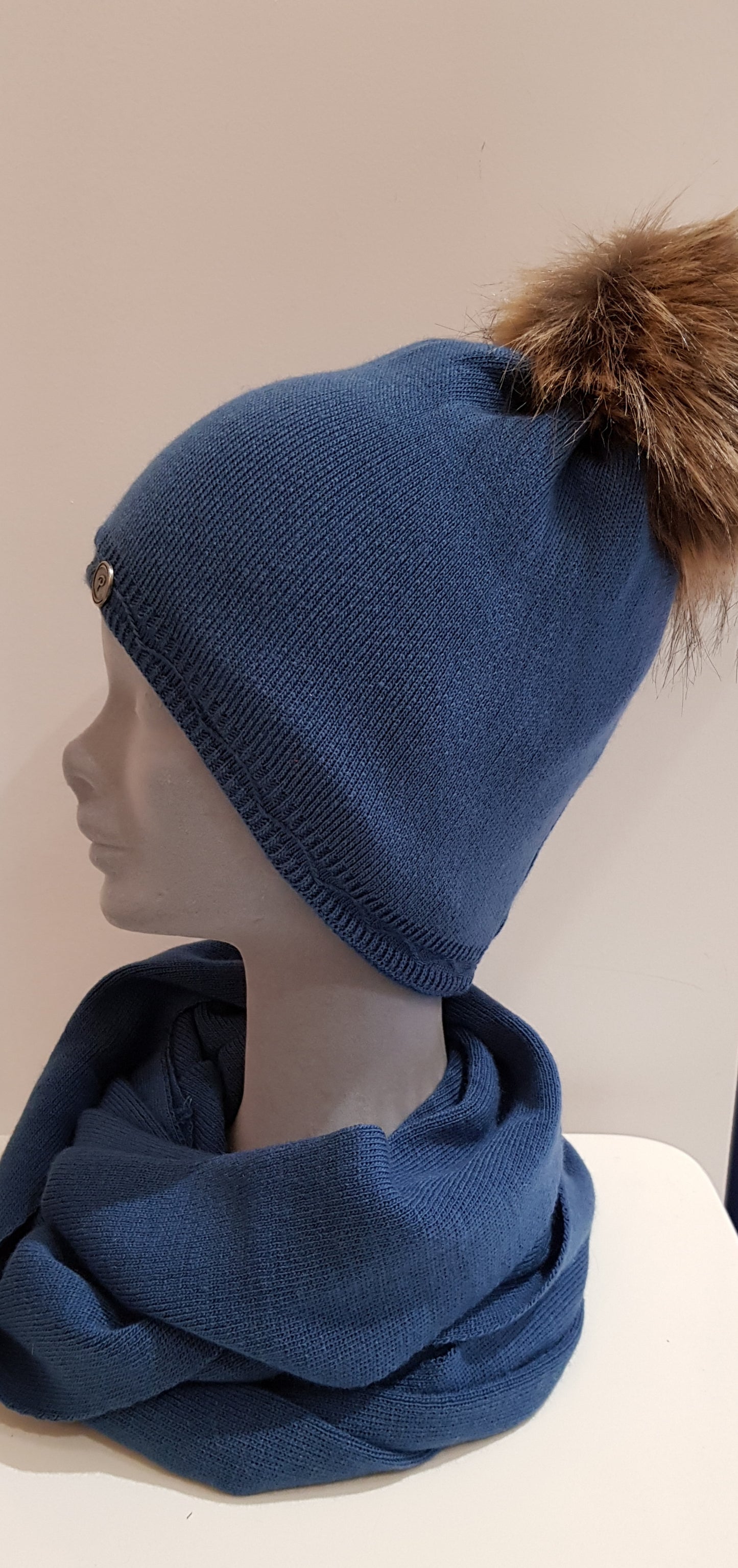 Navy Knit Hat