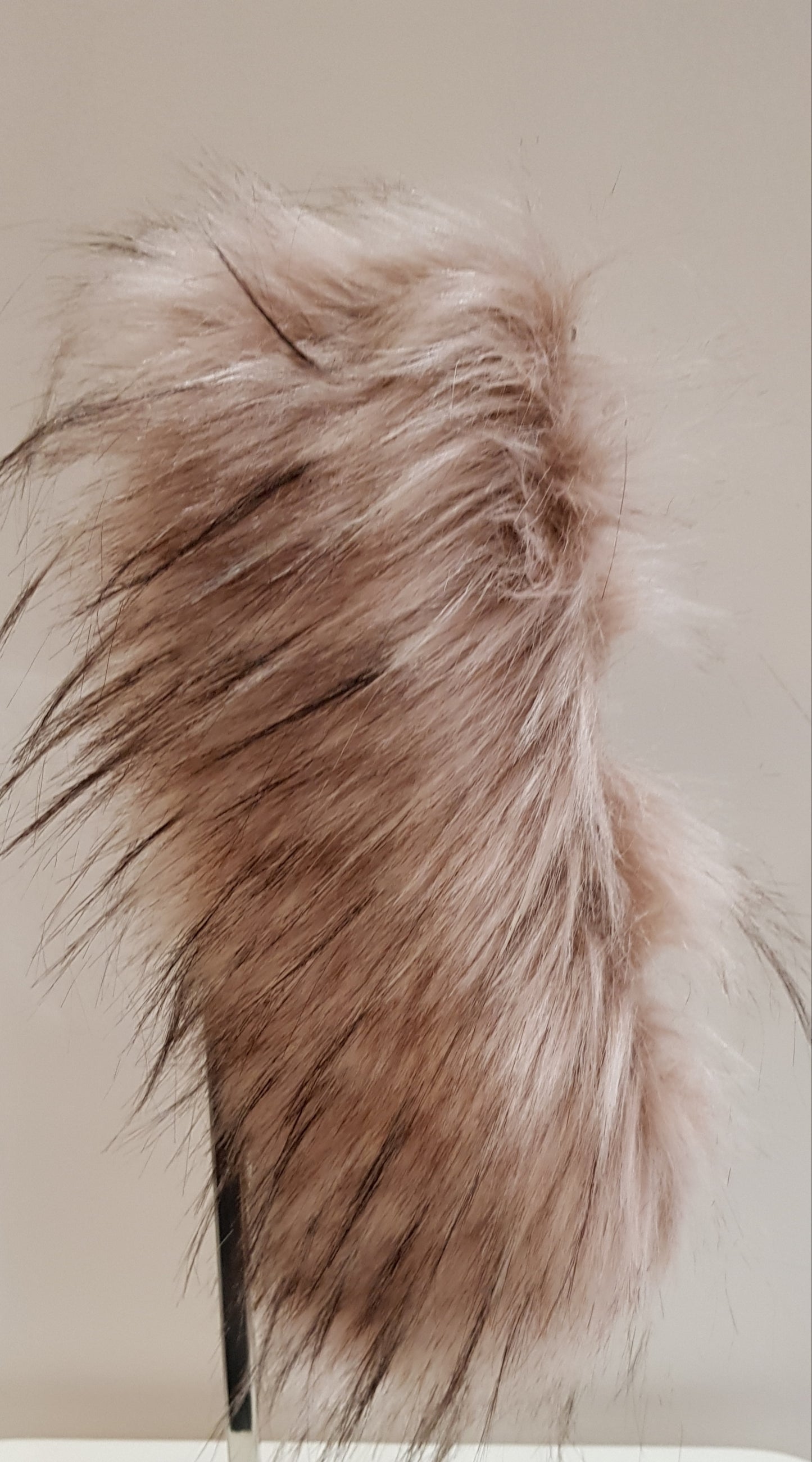 Pink Faux Fur Scarf