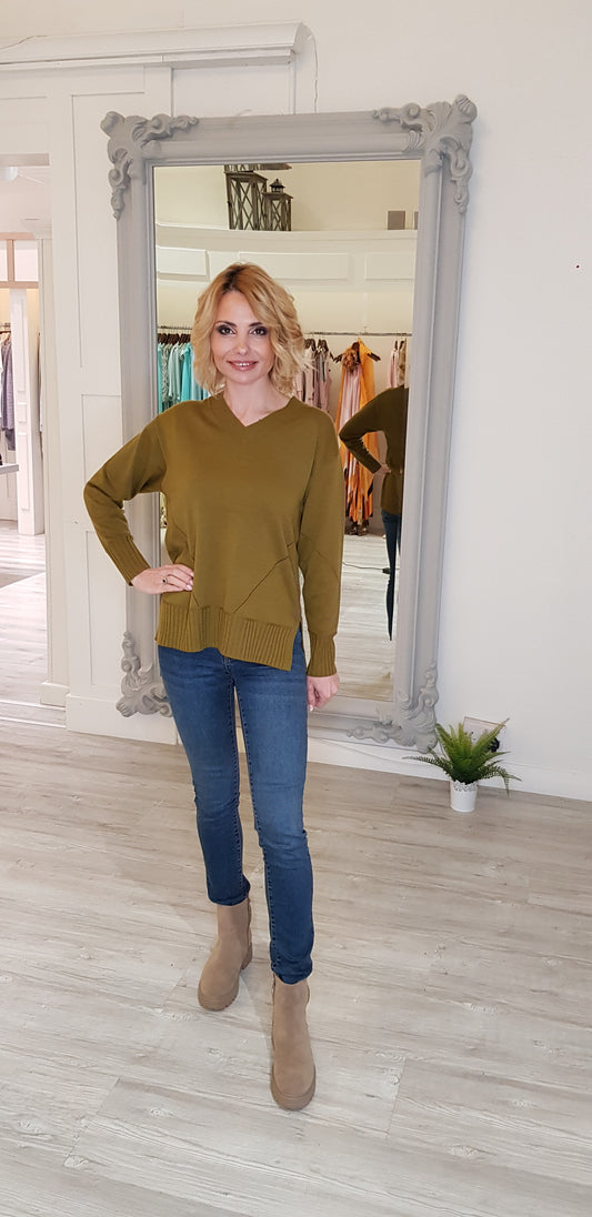 Lime Green Knit Jumper