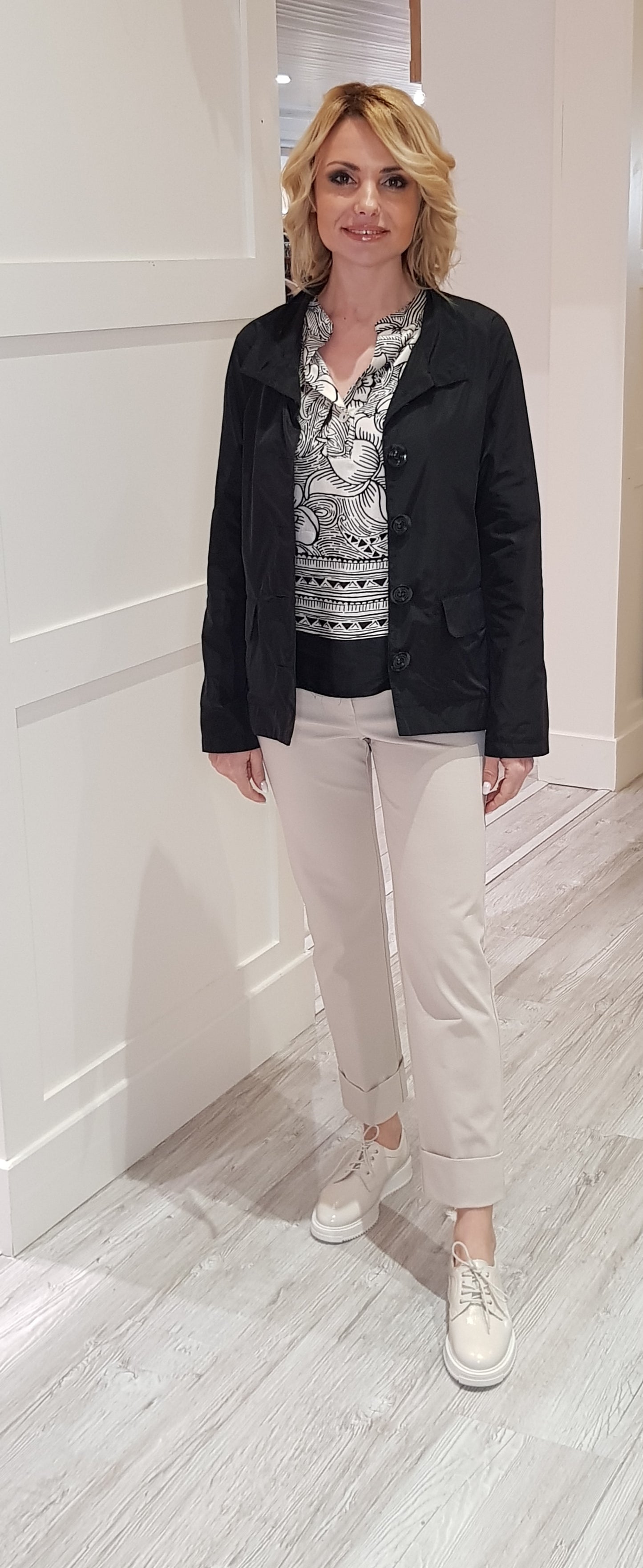 Black Jacket With Buttons